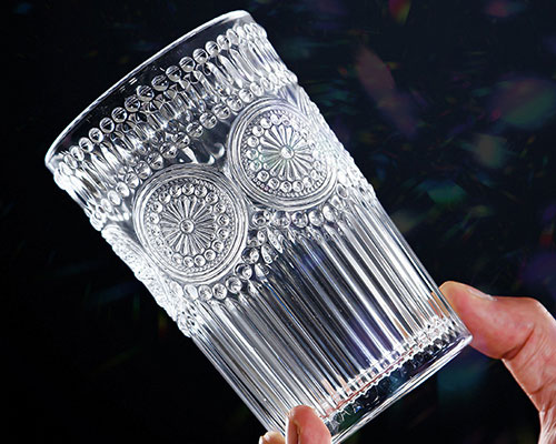 Embossed Water Glass