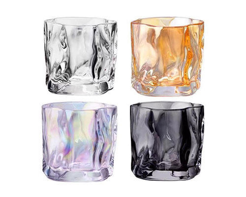 Twisted Glass Cups
