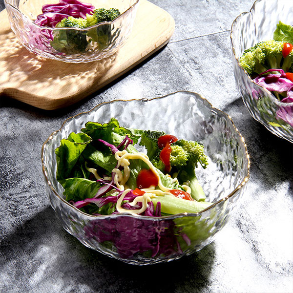 Clear Glass Salad Bowls
