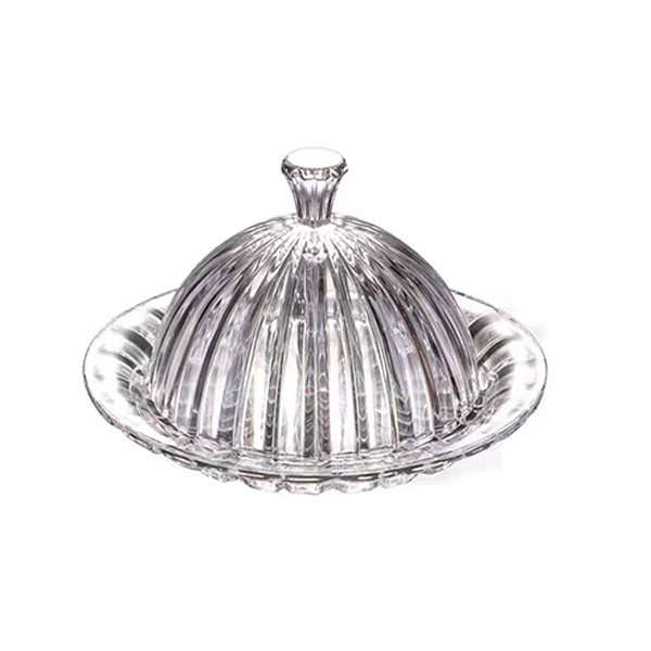 Crystal Cake Stand With Dome