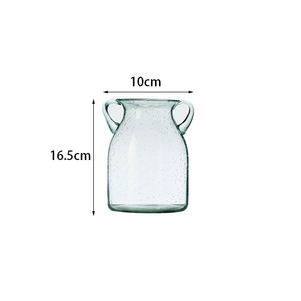 Glass Vase With Handle